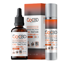 Load image into Gallery viewer, 1000MG Cream &amp; 1000MG Tincture Bundle
